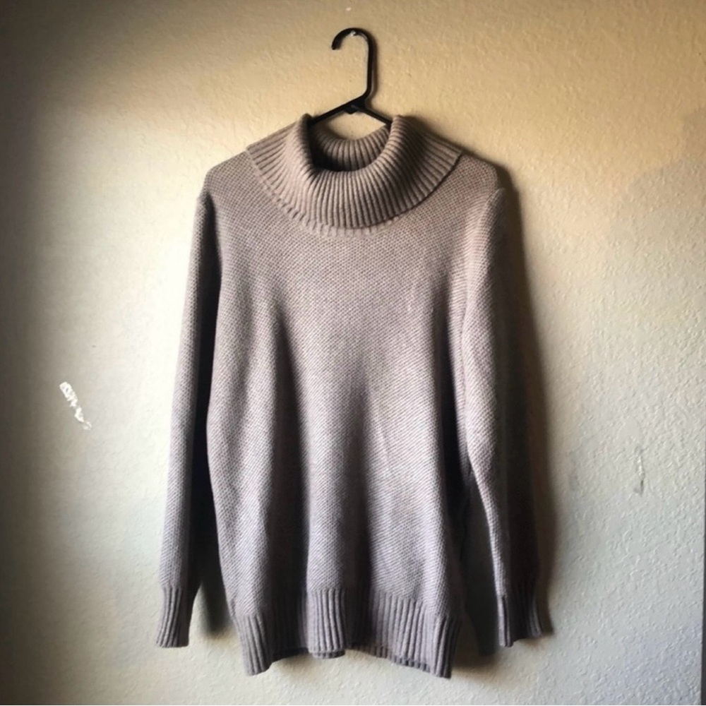 Apt 9 Sweater Women’s Brown Long Sleeve Turtleneck Sweater Sz XL Casual Classic